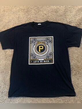 Pittsburgh Pirates Let’s Go Bucs T-Shirt XL Jerzees